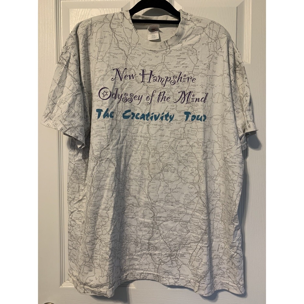 Vintage T shirt Fruit Of The Loom 3X Single Stitch Odyssey of the Mind 1997 NH
